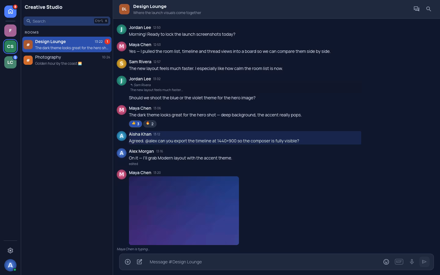 Lightning screenshot 1