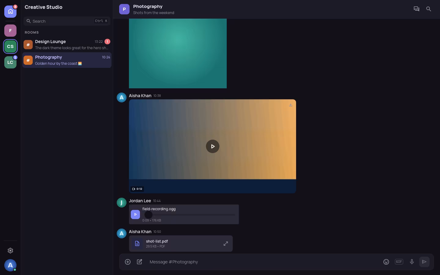 Lightning screenshot 2